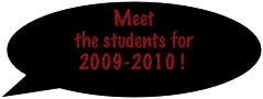 Meet the students for 2009-2010 !